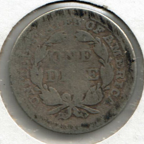 1843 Liberty Seated Dime G4